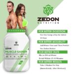 Zedon Lean Muscle Gainer Whey Protein – Advanced Formula for Lean Mass, Strength & Recovery - Image 4